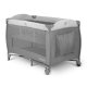 Toddler Travel Crib, Bed, 125x65x78 cm, Grey