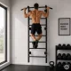 Gymnastic Wall Bars with Pull-Up Bar MOVEPRO 228 cm, Black