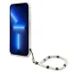 Guess Pearl Transparent Hardcase for iPhone 13 / 13 Pro with Pearl Charm