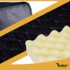 Purlov S Ergonomic Pet Bed 65x55x18 cm, Black