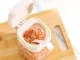 Glass Spice Jar with Handle and Spoon 300ml