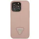 Guess Saffiano PU Triangle Case for iPhone 14 Pro 6.1\" Pink
