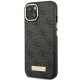Guess 4G Logo Plate MagSafe Case for iPhone 14 Plus - Black