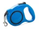 Retractable Dog Leash with Lock, Tape 5m, up to 15kg, Blue
