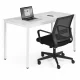 Modernhome NORD-MRW-W Table 120x60 cm, White Marble