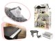 Wooden Play Dollhouse with Furniture, 122cm