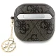 Guess 4G Charm Collection Case for AirPods 4 Brown