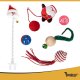 Purlov 26380 Cat Toy Set in Christmas Stocking, 6 pcs