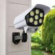 Saules LED lampa ar 77 diodēm un novērošanas kameras mulāža, imitācija, balta