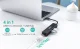 Choetech HUB-U02 USB-C Adapter to RJ-45 and 3x USB 3.0, Black