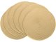 Round Woven Placemat, Cream, 38 cm