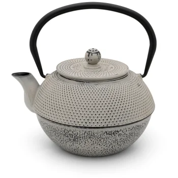Bredemeijer Jang Cast Iron Teapot 1.1L with Filter 153019, Grey