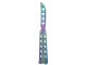 Butterfly Knife Trainer with Blunt Blade for Practice, Rainbow