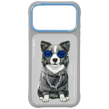 Nimmy Glasses Cool Nag Case for iPhone 17 Pro Max, Gray
