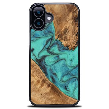 Bewood unikāls korpuss iPhone 16 - tirkīza krāsā | Unique Case for Turquoise