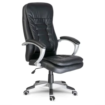 Sofotel Toronto Leather Office Chair, Black