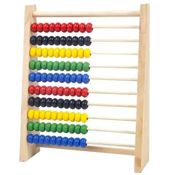 Wooden Abacus Educational Counting Toy for Toddlers Montessori Math Toy