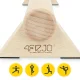 4Fizjo Wooden Balance Beam, 100 cm