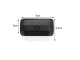 Garden Solar LED RGB Light for Stairs and Terraces with Dusk Sensor, Black