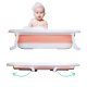 Nicekids Folding Baby Bathtub, Pink/White