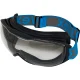 uvex megasonic 9320265 Safety Goggles, UV 400, Blue/Anthracite