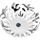 Alessi Mediterraneo Fruit Bowl ESI01/25, 25 cm, Silver