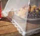Mosquito net food cover white
