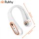 Portable Bladeless Neck Fan Ruhhy USB-C 5 Speeds, White