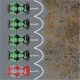 Wera 300/7 Mix 1 Screwdriver Set, 8 Pieces