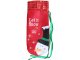 Christmas Bottle Cover Snowman, Red
