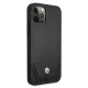 BMW iPhone 12 / 12 Pro Case Leather Perforate, Black