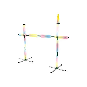 2-in-1 LED Disc Toss Target Game for Outdoor and Indoor Fun