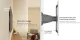 TV Wall Mount for 37\"-75\" Displays up to 50kg, Matte Black