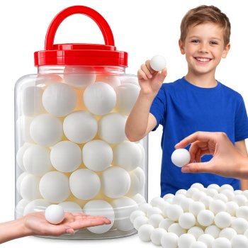 Table Tennis Balls 60 Pack Training Ping Pong Balls, White