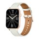Colmi C28 Smartwatch, Gold / White Leather