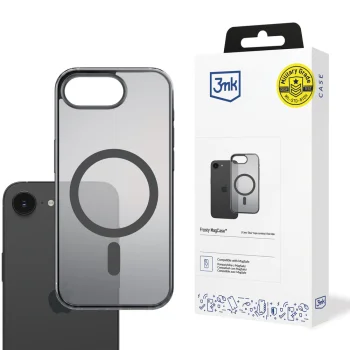 3mk Frosty MagCase for iPhone 16E Black