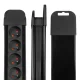 Maclean MCE10 Power Strip with 10 Outlets and 2 Switches, 3680W, 1.5m