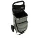 Shopping Trolley Bag on Wheels with Reflectors, 100cm, Grey