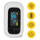 4Fizjo MED+ Fingertip Pulse Oximeter, White