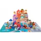 Kruzzel 00023519 Wooden City Building Blocks (115 pcs)
