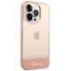Guess iPhone 14 Pro Max Case Translucent, Pink