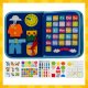 Kruzzel Montessori Sensory Quiet Book for Toddlers 26881, Blue