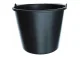 Plastic Bucket 20 L, Black