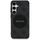 Guess 4G Round Patch Classic Logo MagSafe Case for Samsung Galaxy S25 Plus Black