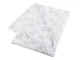 Christmas Tablecloth 140x220cm, White with Stars and Snowflakes