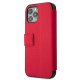 Apple iPhone 12 / 12 Pro 6.1\" US Polo Embroidery Collection Book Case Cover (USFLBKP12MPUGFLRE), Red