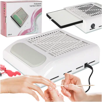 Nail Dust Collector 80W Bagless with Cassette Filter