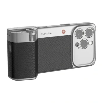 Camera Grip Kit PGYTECH RetroVa Grip Kit for iPhone 16 Pro, Graphite Black