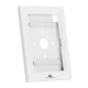 Maclean MC-950 W Tablet Advertising Enclosure Mount with Lock 12.4\"-13\", VESA 75x75, White