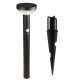 Maclean MCE465 B Solar LED Lamp with Sensor, 3 Modes, IP44, Black